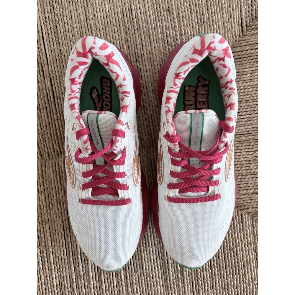 Brooks Glycerin 20 Run Merry Christmas Womens 8 Running Shoes Limited Edition - Picture 3 of 9